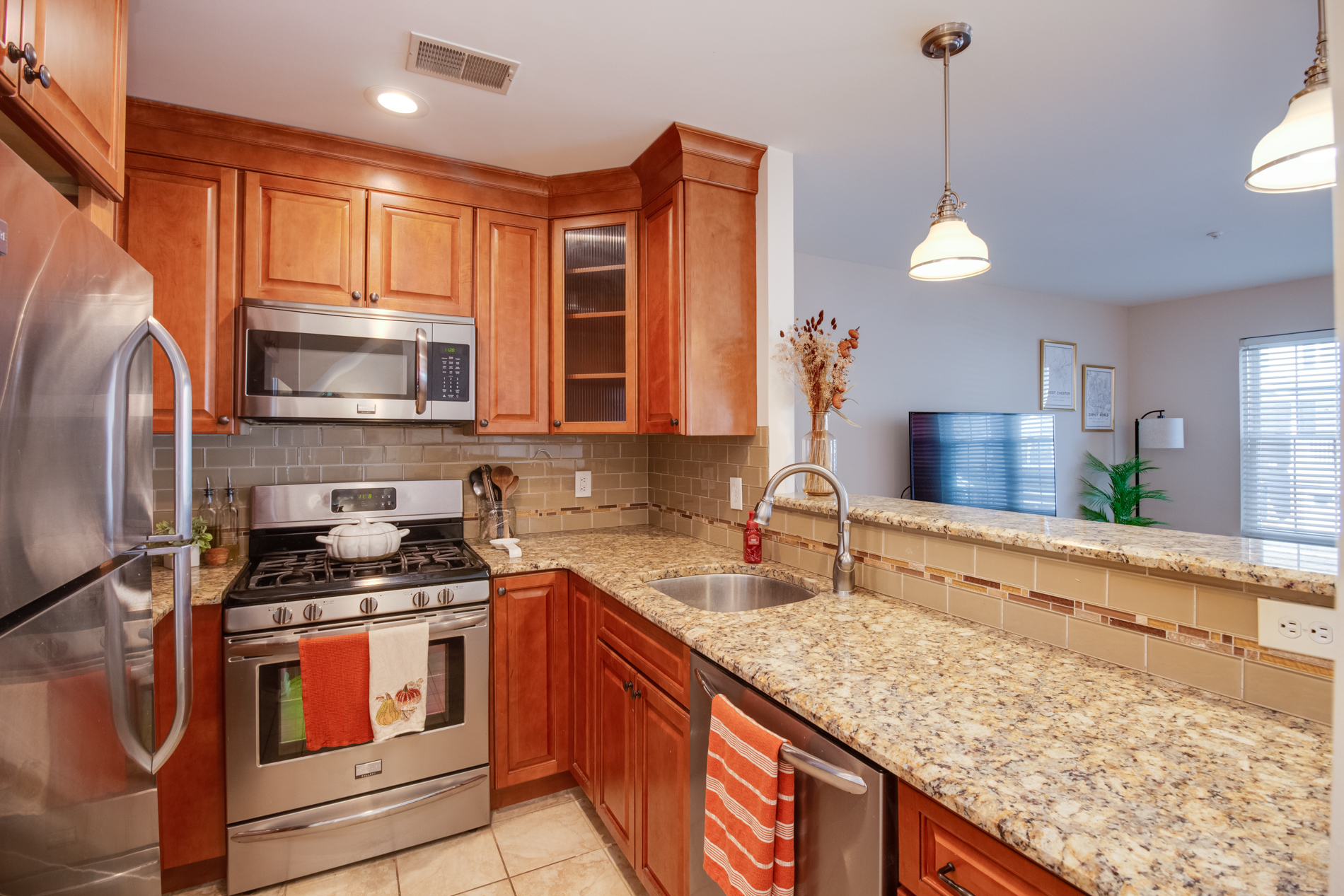 Upgrade kitchen cabinets and granite countertops